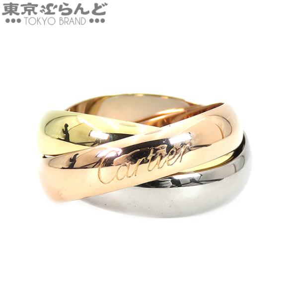 Cartier カルティエ CARTIER トリニティ リング K18YG K18WG K18PG #54
