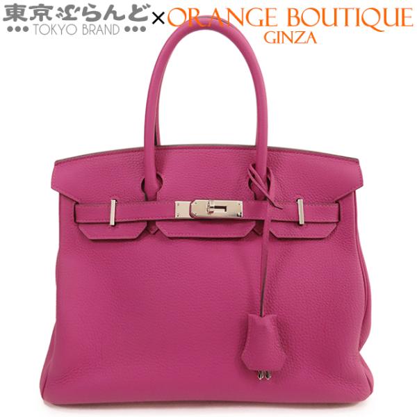 HERMES エルメス バーキン 30 A刻印 紫 ローズパープル シルバー金具 