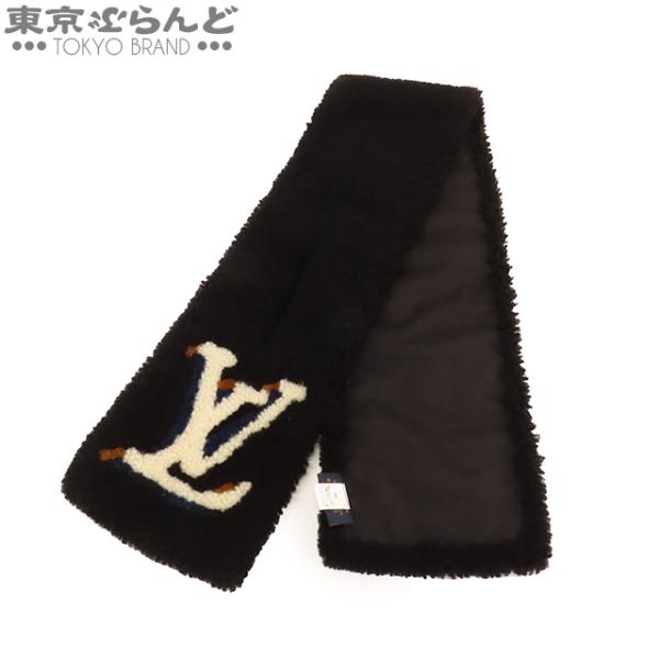 美品 ルイヴィトン M69972 テディ ムートン マフラー 高級感 美品 ルイヴィトン M69972 テディ ムートン マフラー 高級感