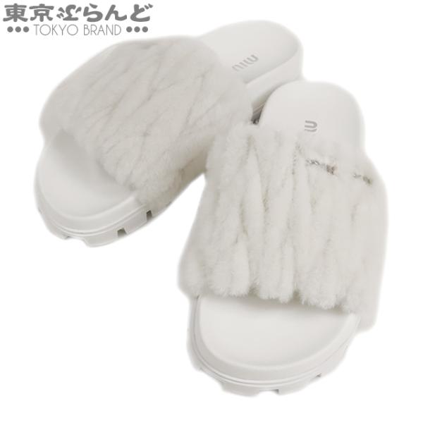 miu ミュウミュウ MIUMIU マテラッセ シアリング スライド miu ミュウミュウ MIUMIU マテラッセ シアリング スライド
