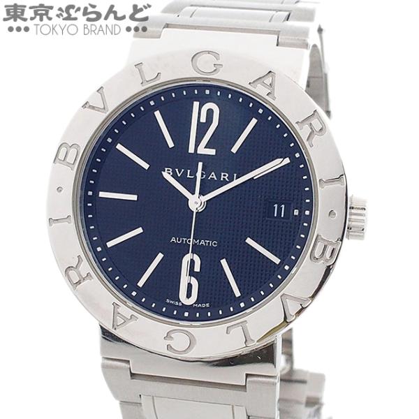 【BVLGARI】ブルガリ時計 BB38SS Automaticメンズ☆極美品☆ BVLGARI（ブルガリ） ブルガリブルガリ BB38SS AUTO ブラック SS