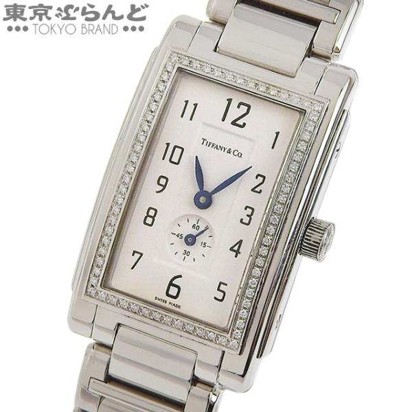 【クラシックトノー】TIFFANY&Co. ティファニー時計 ホワイト☆極美品☆ TIFFANY&Co.（ティファニー） レクタンギュラー ホワイト ステンレス