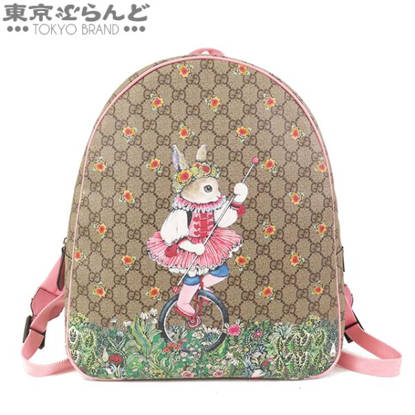 GUCCI（グッチ） チルドレンズ 433578 ベージュxピンク GGスプリーム
