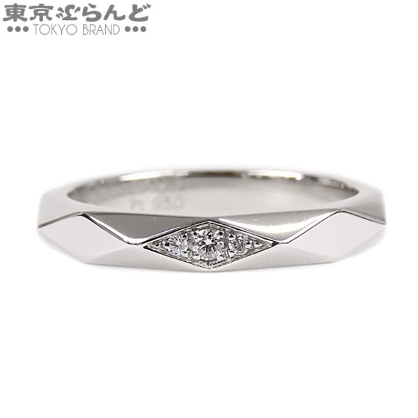 【アイラ】ブシュロン ファセット リング Pt950 BOUCHERON（ブシュロン） ファセット 3Pダイヤモンド リング JAL00090