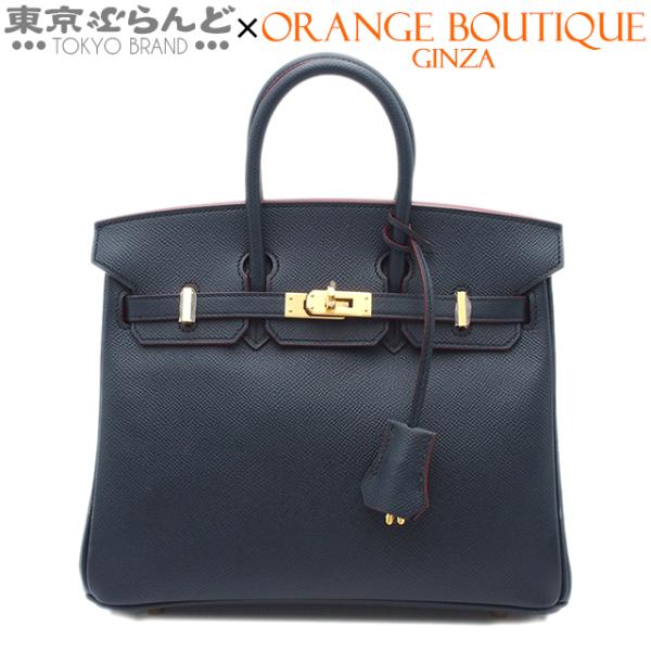 HERMES エルメス バーキン コントゥール 25 X刻印 ブルーインディゴx 