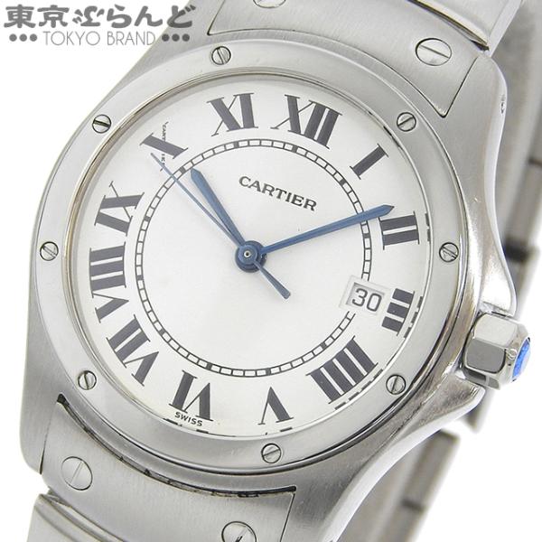 Cartier（カルティエ） サントスクーガー MM W20027K1 ホワイト SS