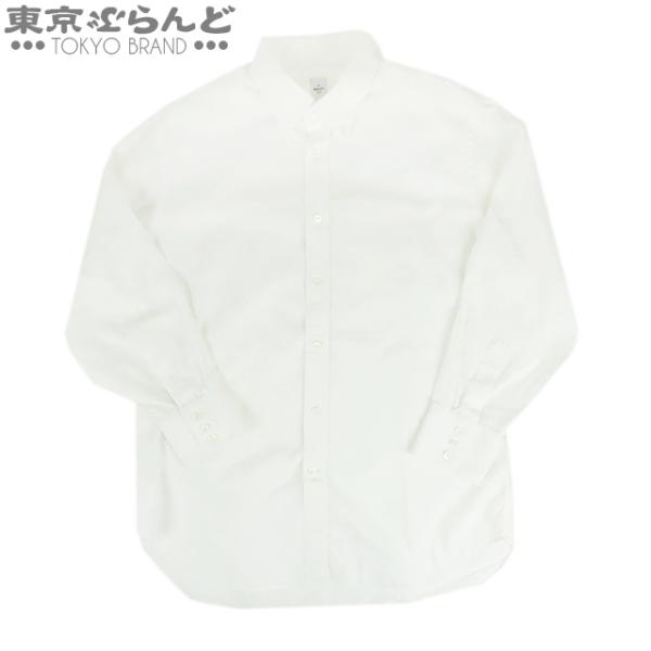 ベルルッティ　カリグラフィー　長袖シャツ　ホワイト　40 ベルルッティ Berluti カリグラフィー B.Dシャツ 長袖 R24HTL98COED
