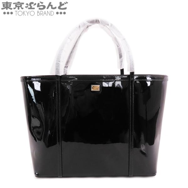 ドルチェアンドガッバーナ DOLCE&GABBANA エナメル トートバッグ