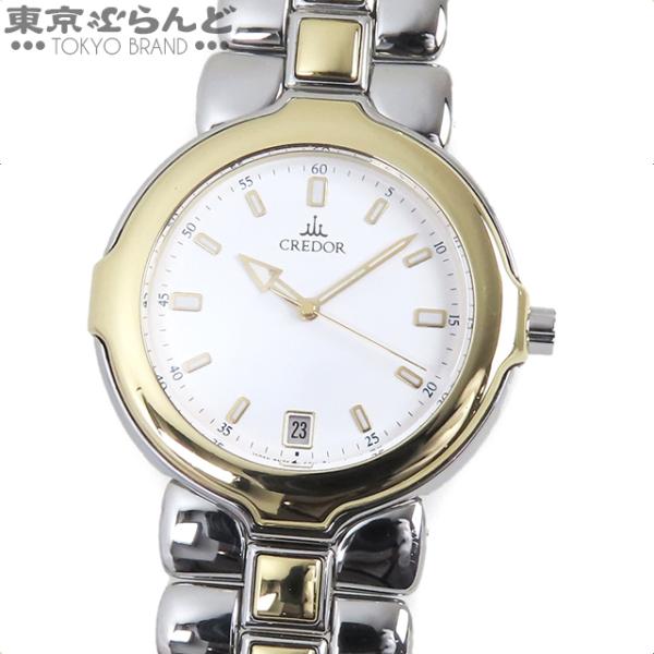 SEIKO（セイコー） クレドール デイト GCAC002 8N75-6021 ホワイト SS