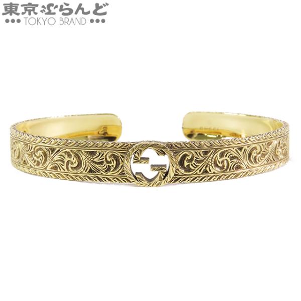 GUCCI グッチ インターロッキングG バングル イエローゴールド GUCCI グッチ インターロッキングG バングル イエローゴールド