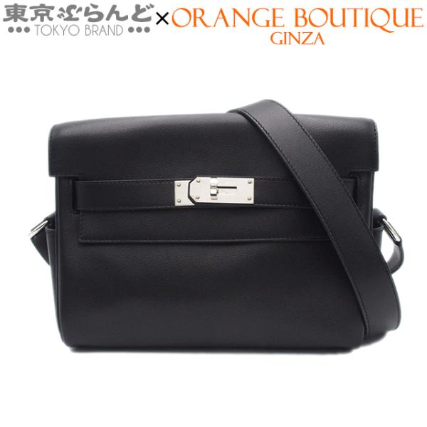 HERMES（エルメス） ケリーメッセンジャー PM B刻印 ブラック シルバー