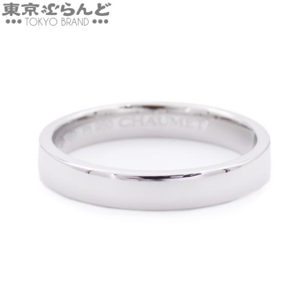 新品仕上げ済 ショーメ リアン マリッジ リング Pt950 14号 プラチナ CHAUMET（ショーメ） エターナル ドゥ コレクション リュバン マリッジ