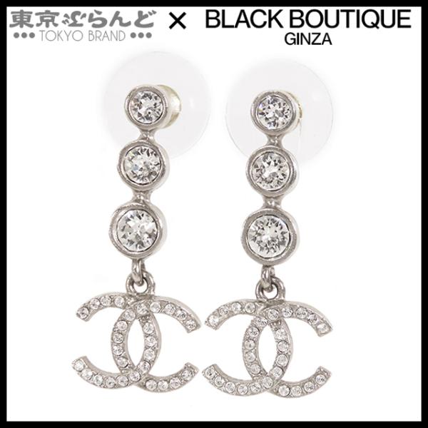CHANEL（シャネル） ココマーク ラインストーン スイング ピアス F21B