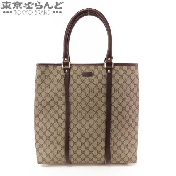 GUCCI（グッチ） トートバッグ 223663 ベージュxブラウン GGキャンバス