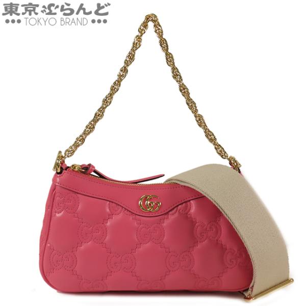 ＊送料・関税込み＊グッチGG マトラッセレザー ショルダーバッグ グッチ GGマトラッセ レザー 2WAYショルダーバッグ ブラック