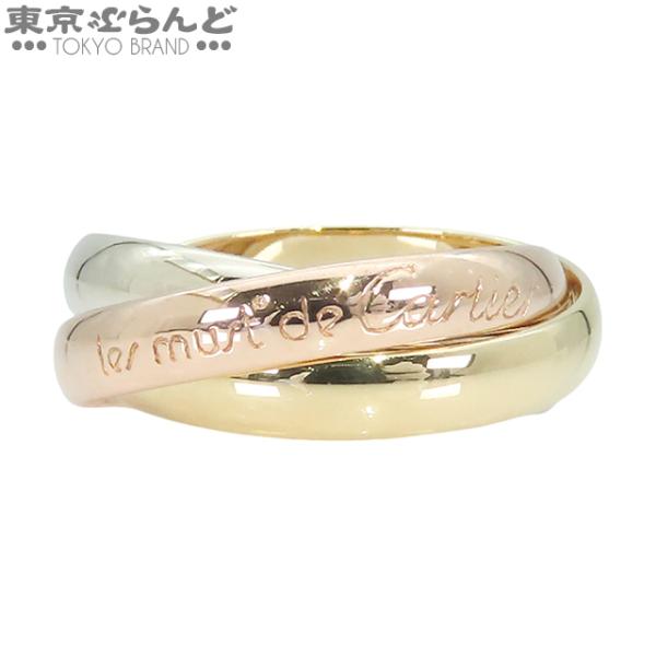 カルティエCartier トリニティリング Cartier（カルティエ） トリニティ リング K18YG K18WG K18PG #54 15.5