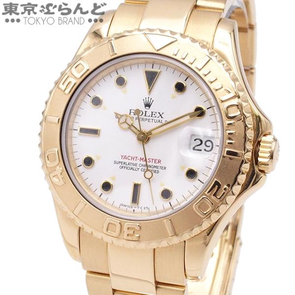 ROLEX（ロレックス） ヨットマスター 金無垢 68628 ホワイト K18YG