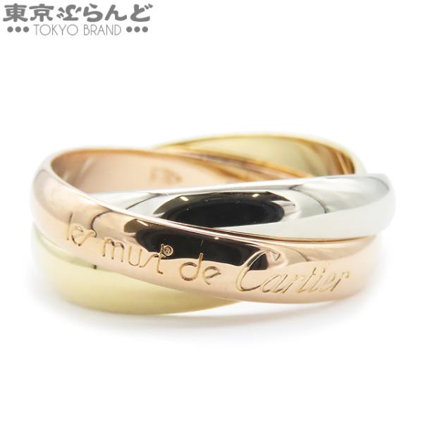 く*ら様 cartier カルティエ トリニティリング k18 52(12号)ヴ Cartier（カルティエ） トリニティ リング MM クラシック スリーカラー