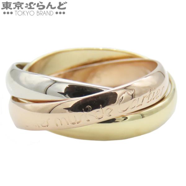 Cartier トリニティ スモール 8号 カルティエ 付属品完備 48 Cartier（カルティエ） トリニティリング MM スリーカラーゴールド