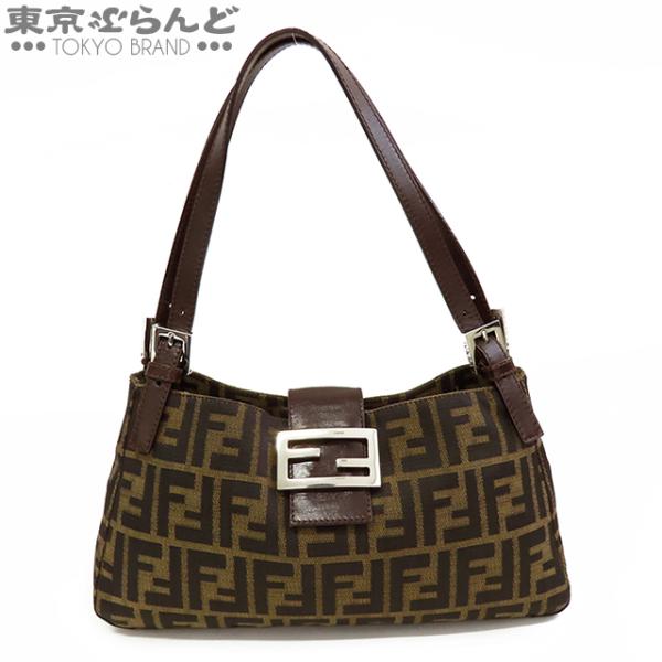 t36【美品】フェンディ　ズッカ　エンボス　ブラック　レザー　ボディバッグ フェンディがメンズの新作「フェンディ フラックス クロスボディ