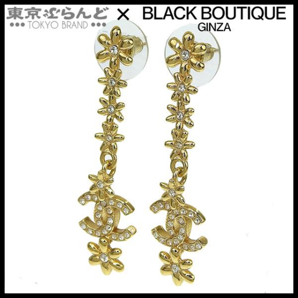 CHANEL ピアス ココマーク クリスタル ストーン ゴールド CHANEL ココマーク ピアス ゴールド GP ラインストーン | MixTHINKS