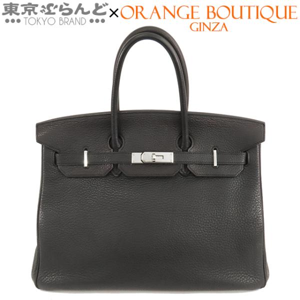 HERMES（エルメス） バーキン 35 □L刻印 ブラック 黒 シルバー金具