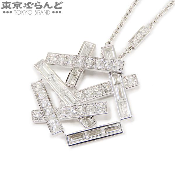 グラフ GRAFF スレッド ロング ダイヤモンド ペンダント ホワイト