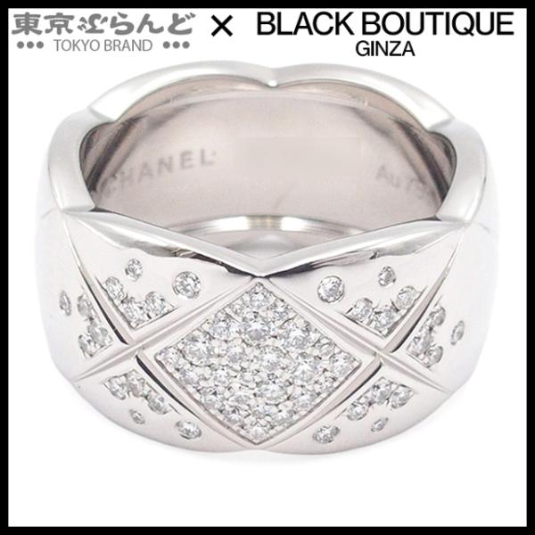 CHANEL（シャネル） ココ クラッシュ リング ホワイトゴールド K18WG