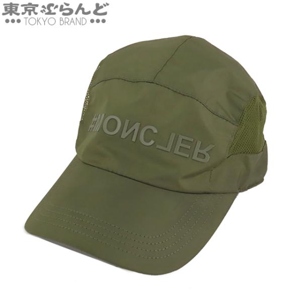 MONCLER（モンクレール） リバースロゴ キャップ カーキオリーブ