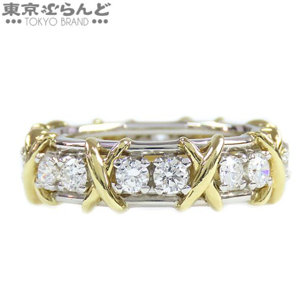 Tiffany & Co. プラチナダイヤモンドリング 7.5号 日本直送】ティファニー TIFFANY&Co. ドッツ 7.5号 リング・指輪 Pt950