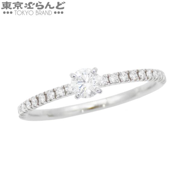 10号 カルティエCARTIER エタンセル ソリテール ダイヤリング カルティエエタンセルソリテールリング ダイヤ0.18ct E-VS1-3EX #53