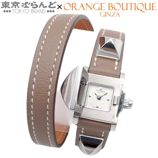 エルメスメドール時計tk47出品 エルメス/メドール/ホワイトダイアル/Hermes/Medor/White Dial - 江口