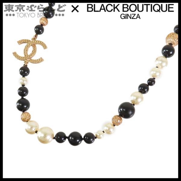 CHANEL（シャネル） ココマーク ロングネックレス ゴールドxブラックx