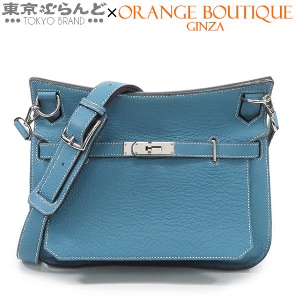 HERMES ジプシエール 28 ブルージーン HERMES（エルメス） ジプシエール28 □N刻印 青 ブルージーン シルバー
