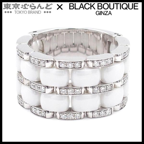 CHANEL 指輪　T53 13号　ウルトララージ　ホワイトゴールド　セラミック CHANEL（シャネル） ウルトラコレクション リング ラージモデル