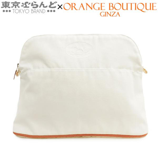 HERMES（エルメス） ボリードポーチ TGM ホワイト 白 シルバー金具