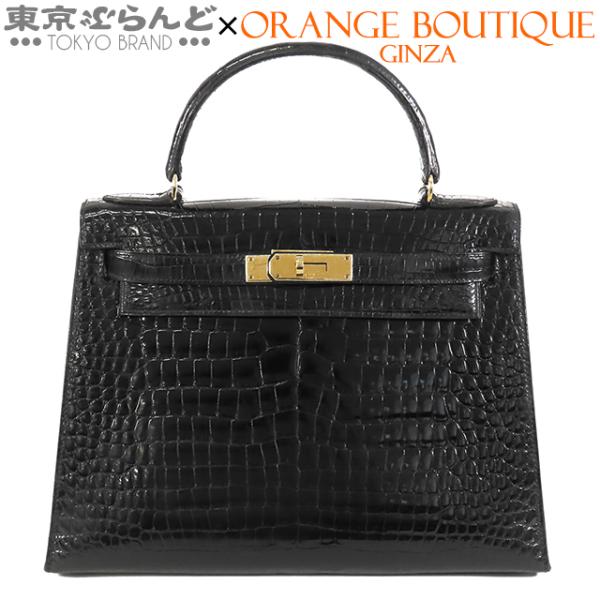 HERMES（エルメス） ケリー 32 〇F刻印 ブラック 黒 ゴールド金具