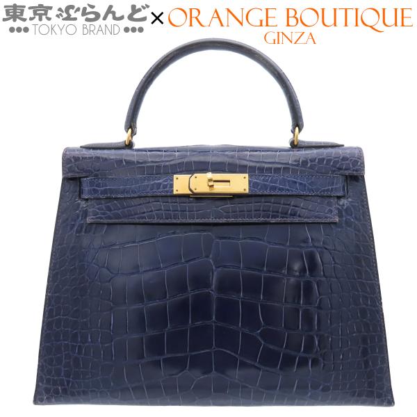 HERMES（エルメス） ケリー 28 ○U刻印 ブルーマリン ゴールド金具