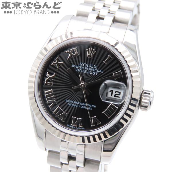 ROLEX（ロレックス） デイトジャスト 179174 ブラック SS K18WG