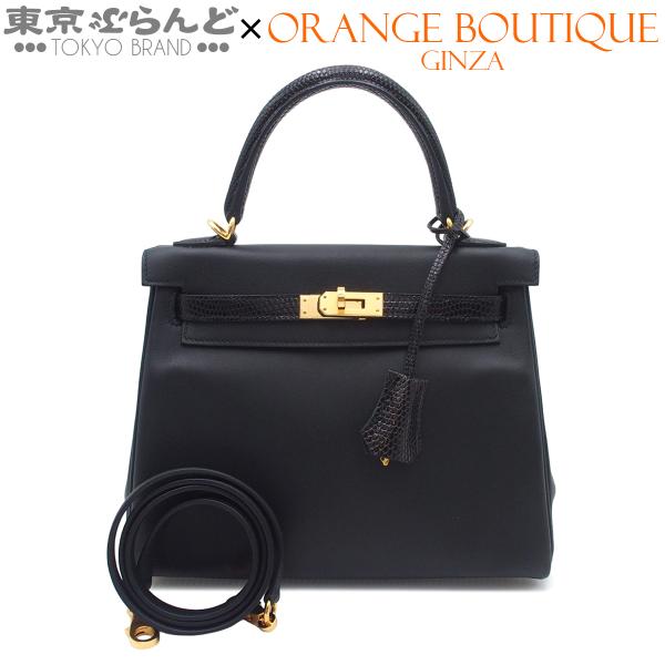 HERMES（エルメス） ケリー25 タッチ B刻印 ブラック ゴールド金具