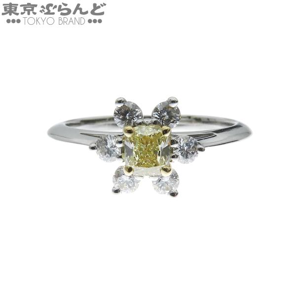 美品 TIFFANY&Co. バターカップ ダイヤモンドリング　PT950 TIFFANY&Co.（ティファニー） リング 指輪 バターカップリング