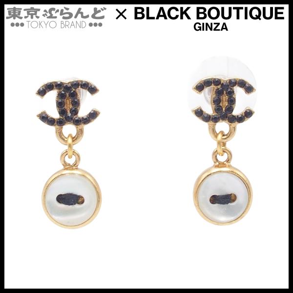 CHANEL（シャネル） ピアス ゴールド メタル ココマーク ライン