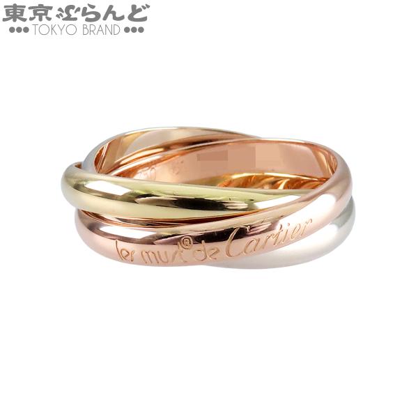 【仕上済】カルティエ トリニティ SM K18トリニティ3カラー ローマン文字盤 レディース 腕時計 CARTIER 時計 TRINITY（Cartier） 【3年保証】 カルティエ トリニティ W60001S8 K18