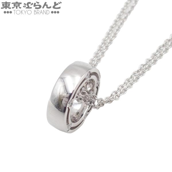 ダミアーニ Damiani Dサイド ホワイトゴールド K18WG ダイヤモンド ブラッドピット ネックレス レディース 仕上済 101849465