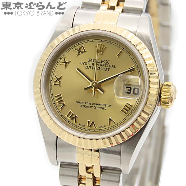 ROLEX（ロレックス） デイトジャスト 79173 シャンパンゴールド SS