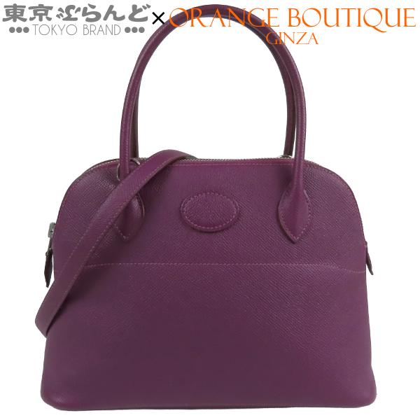 HERMES（エルメス） ボリード 27 □R刻印 アネモネ シルバー金具