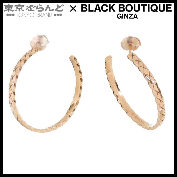 CHANEL シャネル　フープピアス　スィングピアス　ココマーク　ゴールド　片耳 CHANEL（シャネル） ココ クラッシュ コレクション フープ ピアス