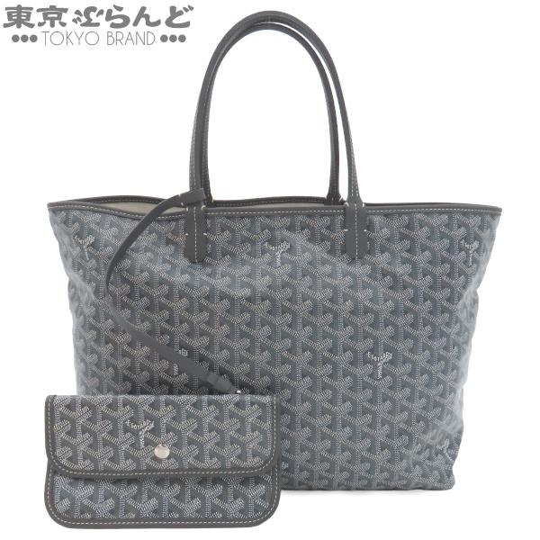GOYARD（ゴヤール） サンルイ PM トートバッグ グレー PVCコーティング