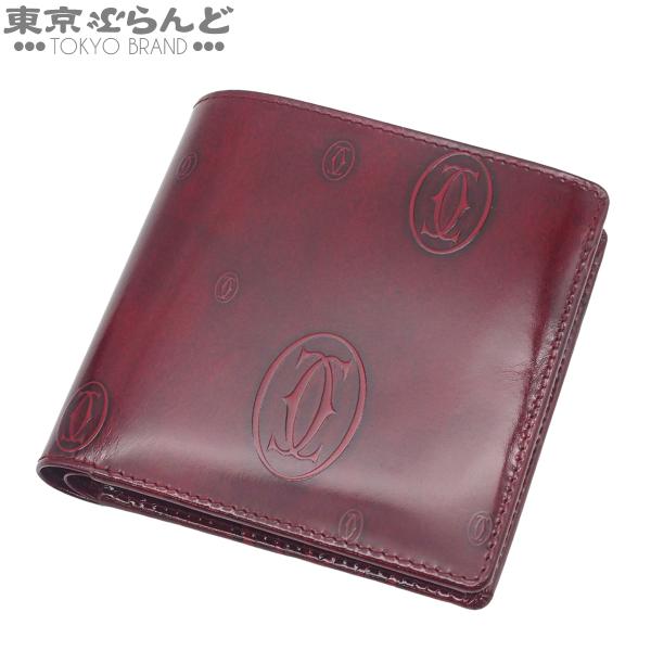 Cartier（カルティエ） コンパクト財布 L3000263 ボルドー パテント