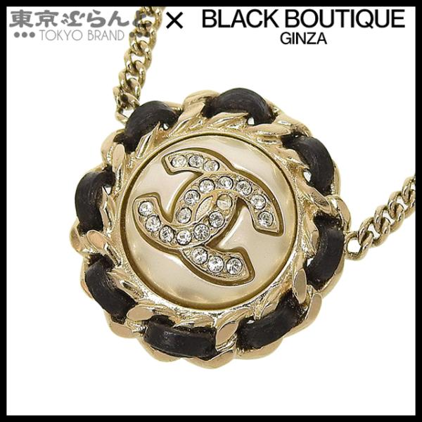 CHANEL（シャネル） ココマーク ネックレス B21K ゴールドxブラック